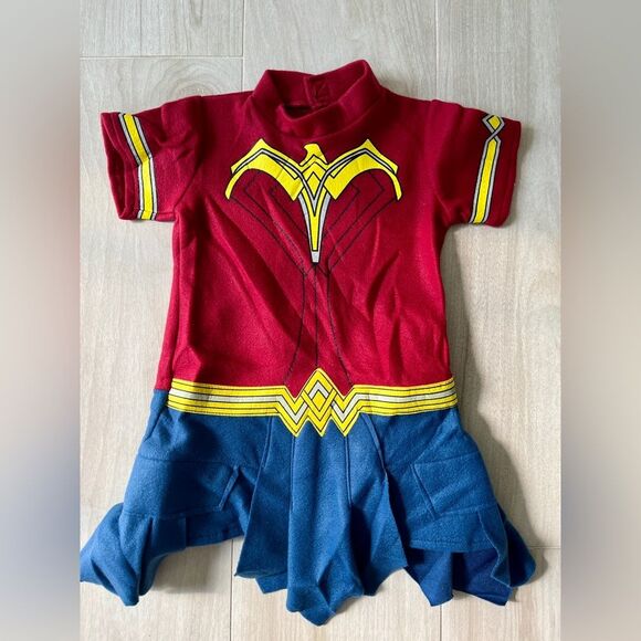 Justice League Wonder Women Romper Costume Size 2-4 - Picture 2 of 4